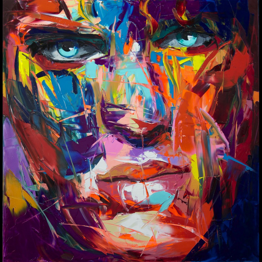 Francoise Nielly Portrait Palette Painting Expression Face127